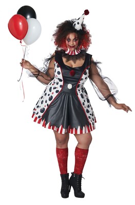 ATOSA Killer-Clown-Kostüm Für Herren – Schwarzer Overall, Rot-schwarze Akzente, Spitze, Pompons, Größe M ATOSA Killer-Clown-Kostüm Für Herren – Schwarzer Overall, Rot-schwarze Akzente, Spitze, Pompons, Größe M