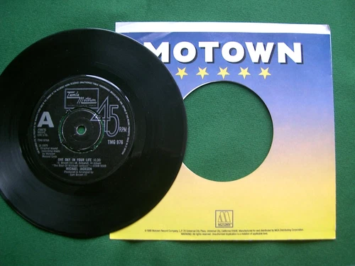 MICHAEL JACKSON - ONE DAY IN YOUR LIFE.   7" SINGLE.   (ORIGINAL U.K.  SINGLE).