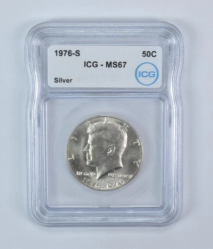 1976-S Kennedy Half Dollar Silver MS67 ICG *4313