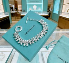 Tiffany & Co. double-row bracelet silver with box Gift