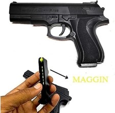 Realistic Plastic Toy Revolver for Kids Lightweight Safe Toy