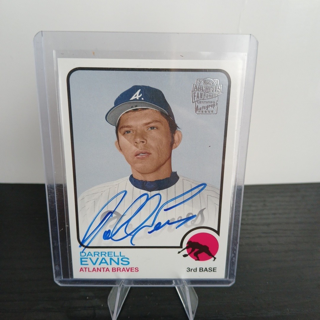 2013 Topps Archives - Fan Favorites Autographs Darrell Evans #FFA-DE (AU)