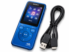 Sony Walkman NW-E394R 8 GB MP3 Player with FM Radio - Blue-Used -Free Delivery