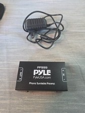 Pyle Phono Turntable Preamp Mini Stereo Electronic Audio Adapter