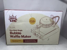 CARNIVAL KING 382BWM30 Bubble Waffle Maker 120V/1500W