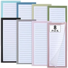 8 Magnetic Notepads Notepads for Grocery List,Shopping List Notepad Grocery Lis