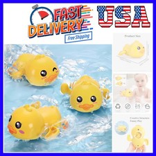Baby Bath Toys, Wind up Swimming Duck Toys for Toddlers, Floating Water Batht...