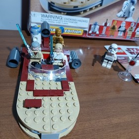 LEGO Star Wars 8092 Luke's Landspeeder 2010 Near Complete Set Stormtrooper Box