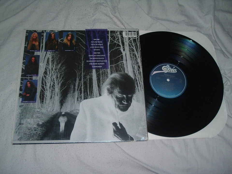 SANCTUARY Into The Mirror Black '90 SHRINK + HYPE STICKER US 1st press NEVERMORE Foto 2 de 2