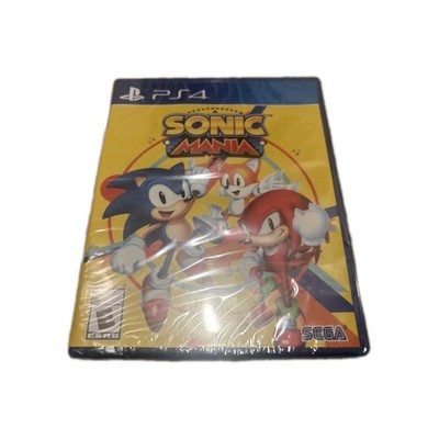 Sonic Mania PS4 Brand New Factory Sealed Playstation 4 Video Game Blu-ray Disc