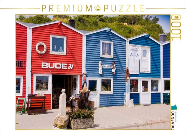 Calvendo Puzzle Die Hummerbuden Auf Helgoland | 1000 Teile Lege-GrößE 64 × 48 Cm-image