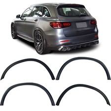 4x Kotfl&uuml;gel Radlauf Verbreiterung VORN HINTEN f&uuml;r Mercedes GLC X253 C253 16-22