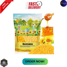 Yellow Organic Natural Beeswax Pellets CARGEN 430g 100 Beeswax Pastilles