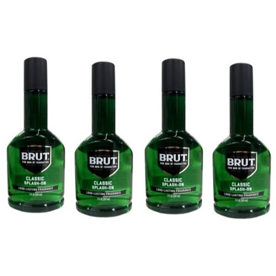 4 Pack BRUT Classic Splash-On Fragrance, 7 Fl. Oz.
