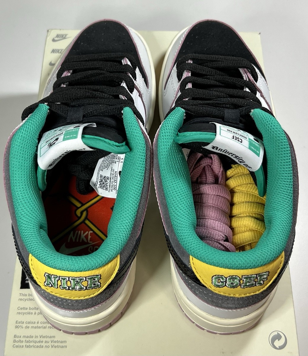 Nike SB Dunk Low Pro X CSEF HJ4132-100 Mens Size 5.5 / Womens Size