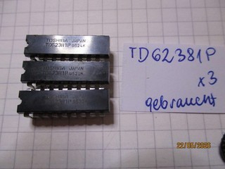 3 Stück TD62381P 8 Channel Low Saturation Sink Driver gebraucht