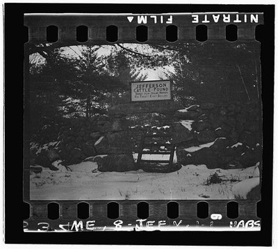 Cattle Pound,Route 220,Jefferson,Lincoln County,ME,Maine,HABS,Historic Survey