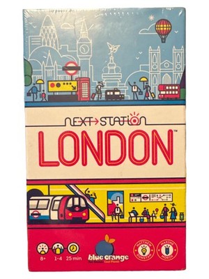 Blue Orange Games Next Station London Brettspiel U-Bahn Linien Planer