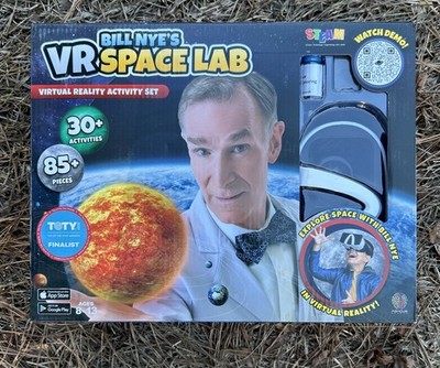 Bill Nye's VR Space Lab Interactive STEM Kit & VR Goggles Kids Science Steam New