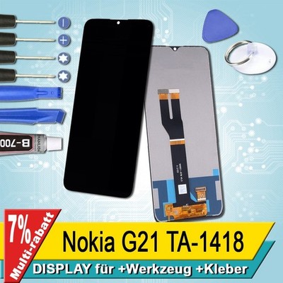 Display Für Nokia G21 TA-1418 Bildschirm Lcd Schwarz+