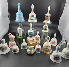 VINTAGE SOUVENIR BELLS Lot Porcelain Ceramic YOU PICK State Destination City