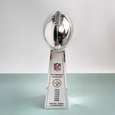 9.3'' Pittsburgh Steelers Vince Lombardi Championship Resin Trophy