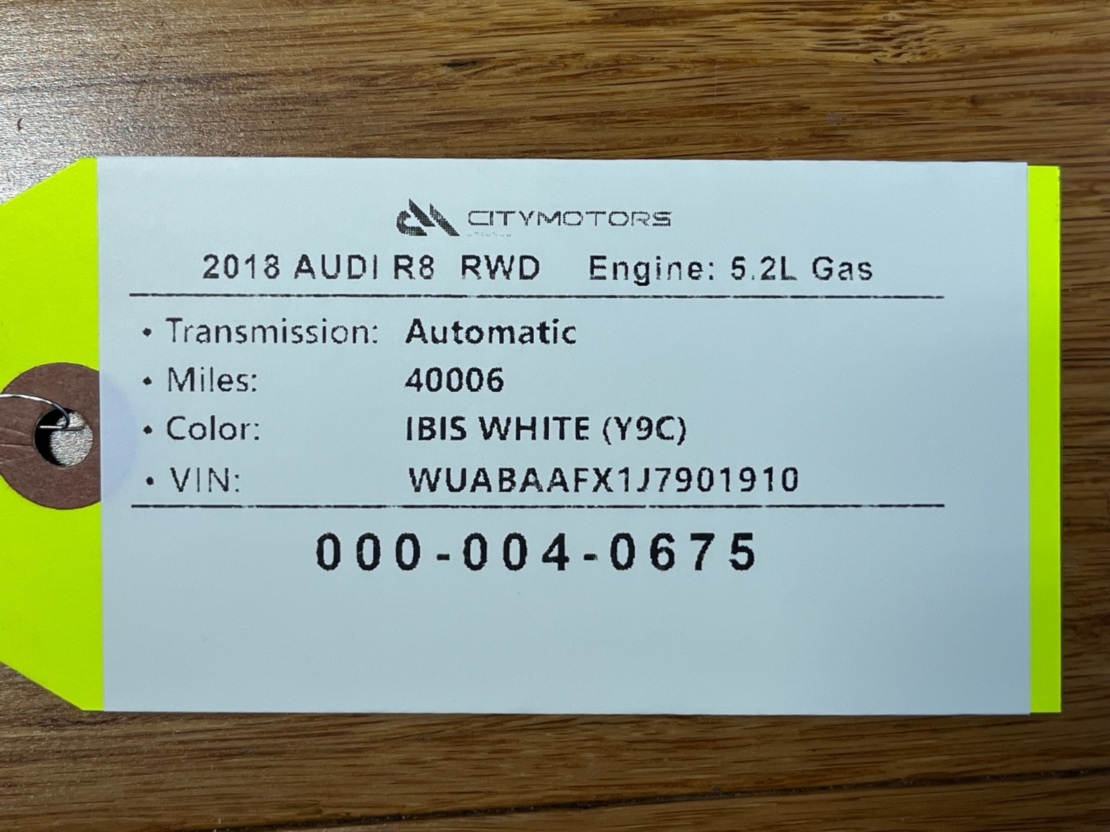 Audi R8 2016-2024 Left Lower Running board P/N 4S0853921