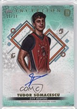 2022-23 Topps Inception OTE Overtime Elite Aqua 10/10 Tudor Somacescu Auto 1pe9
