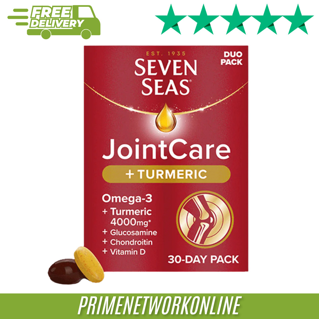 Seven Seas JointCare + Turmeric Duo Pack (30 Capsules & 30 Tablets) ⭐⭐⭐⭐⭐
