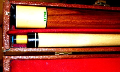 Mali Edler Custom Billard Queue Cue Kö Kpl. Set 2 OT Markenware 90er hochwertig