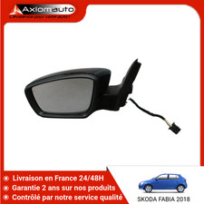 Retroviseur gauche (ou coque) Skoda FABIA