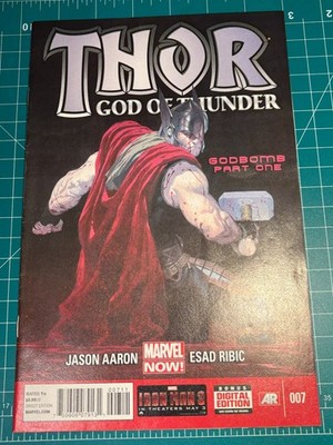 Thor God of Thunder #7 1st Aaron Godbomb Part 1