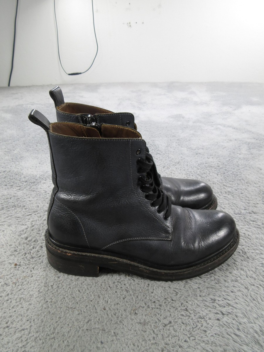 Frye Womens Charcoal Leather Zip Ankle Boots Frye Womens Judith Ankle Boots Size 6.5 Black Leather Casual  main image 4