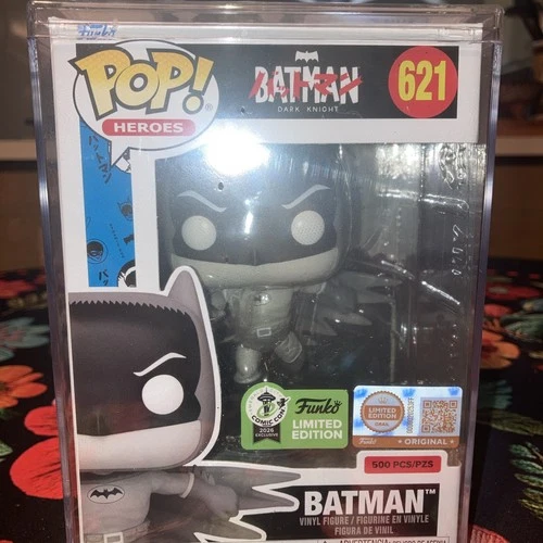 Funko Pop! Batman Dark Knight (Bat-Manga) ECCC Black & White #621 Grail LE 500