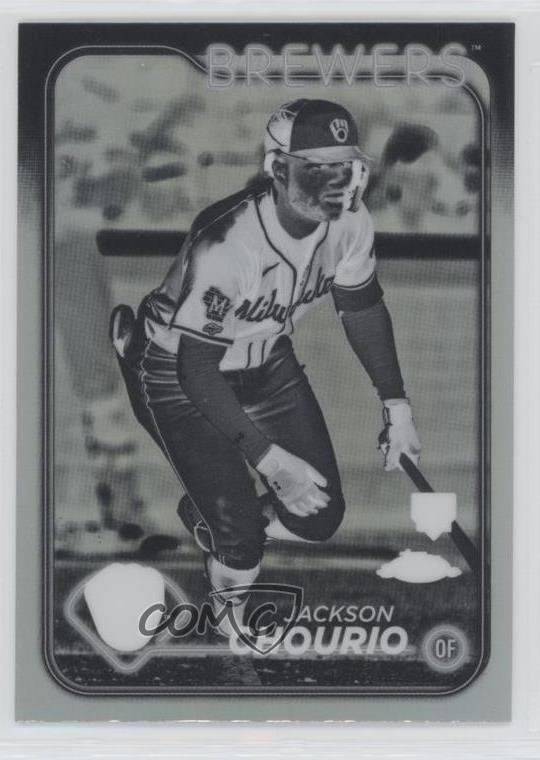 2024 Topps Chrome Negative Refractor Jackson Chourio #161 10qe