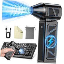 Compressed Air Duster, 360000RPM Powerful Electric Air Duster with Brushless