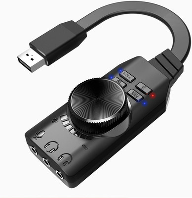 Virtuelle externe USB Soundkarte 7.1 Surround Sound USB 2.0 Adapter Karte A