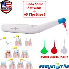 Dental Ultrasonic Endo Activator Endodontic Irrigator+60 Root Canal Tips Files