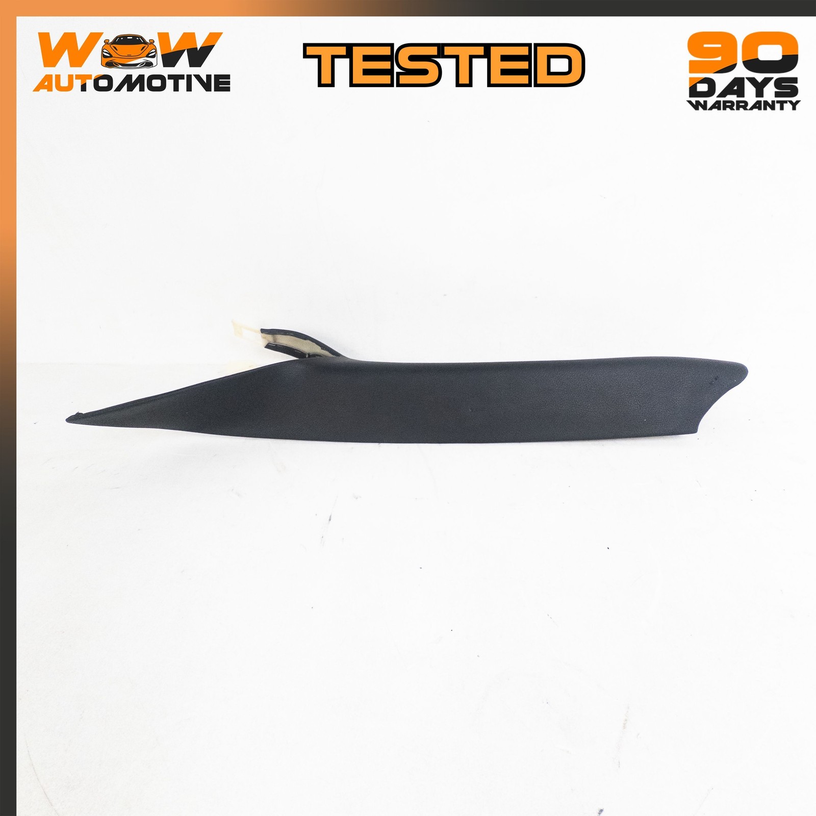 05-13 CHEVROLET CORVETTE C6 FRONT LOWER LEFT DRIVER SIDE PILLAR TRIM BLACK OEM