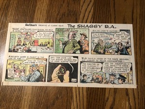 Walt Disney’s Classic Tales Sunday Comics Lot of 5 The Shaggy D.A.