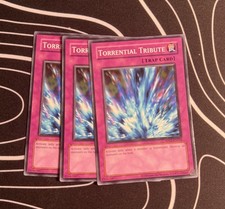 3x Torrential Tribute RP02-EN034 Near Mint TRACKED Yu-Gi-Oh!
