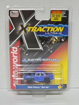 Auto World  1955 Chevy Bel Air - Blue - Xtraction Ultra G New MOC 