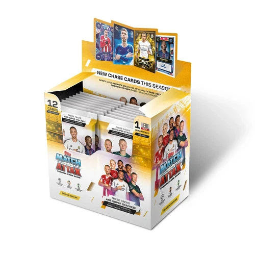 2025-26 Topps UEFA Champions League Match Attax Soccer 32 Pack Box (384 Cards)