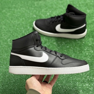 Nike Ebernon Mid Black White Mens Running AQ1773-002 NEW Multi Sz