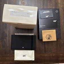 Montblanc Extreme 2.0 Portafoglio Organizzatore da Viaggio 9cc Pelle Nero 123952