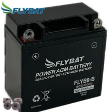 Batterie für Piaggio Ape 220 TM Kipper T10000 2011 FlyBat YB9-B AGM geschlossen