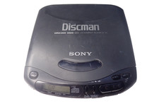 Vintage Sony Discman CD Player D-141 Mega Bass Portable Walkman Player Only
