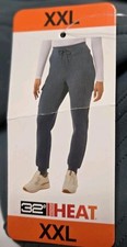 32 Degrees Heat Women's Drawstring Side Pockets Jogger Pants, Blue, Size XXL