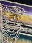 Antique Mexican Saltillo Serape Blanket Rug Southwestern wool dazzler silk — photo 5