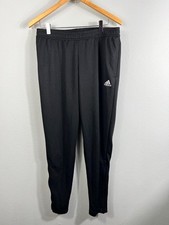 Adidas Women s Soccer Track Pants M Tapered Leg Slim Fit Black HCO335
